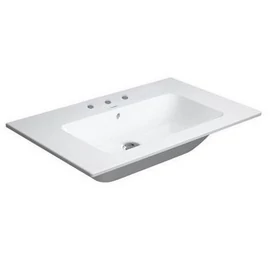 Duravit ME by Starck 83x49 cm mosdó három csaplyukkal 2336830030