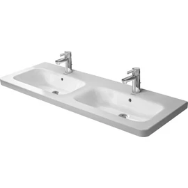 Duravit Durastyle 130x48 cm-es bútorral aláépíthető dupla mosdó 233813 00 00