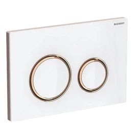 Geberit Sigma21 nyomólalap, vörösarany/fehér 115.650.SI.1
