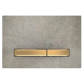 Geberit Sigma50 nyomólalap, sárgaréz/betonszerű megjelenés 115.672.JV.2