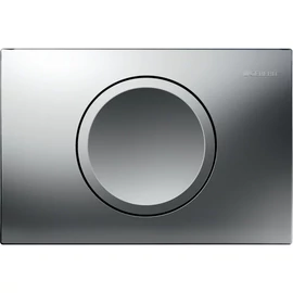 Geberit Delta15 működtetőlap, öblítés-stop működtetésű, Matt króm 115.109.46.1