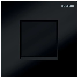 Geberit 30 vizelde vezérlés elektronikus működtetéssel, elemes működtetés, fekete/fényes króm/fekete 116.037.KM.1