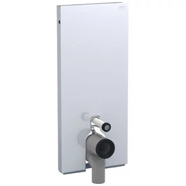 Geberit Monolith szanitermodul talpon álló WC-hez, 114 cm, fehér üveg 131.033.SI.5