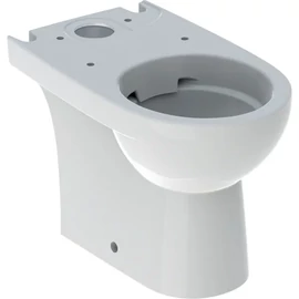 Geberit Selnova Compact álló WC falon kívüli öblítőtartályokhoz, mélyöblítésű, univerzális kifolyású, részben zárt forma, rövidített kivitel, Rimfree, Fehér 500.478.01.1
