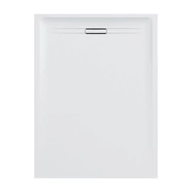 Geberit Sestra szögletes zuhanytálca 90 x 100 cm, sturkturált pala, fehér 550.253.00.2