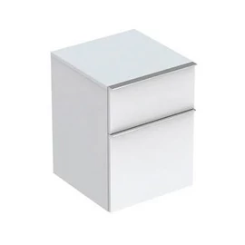 Geberit iCon oldalsó kiegészítő szekrény két fiókkal Matt bevonat/Fehér 841045000