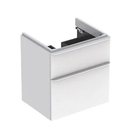 Geberit Smyle Square alsó szekrény mosdóhoz, két fiókkal Magasfényű bevonat/Fehér 500.352.00.1