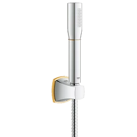 Grohe Grandera króm/arany kézizuhany fix tartóval 27993 IG0 (27993IG0)