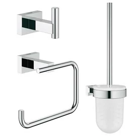 Grohe ESSENTIALS CUBE 3IN1 fürdőszobai kiegészítő szett 40757 001 (40757001)