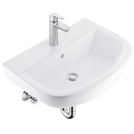 Grohe Bau Ceramic Mosdókagyló garnitúra 55 + BauEdge mosdócsaptelep 39643000