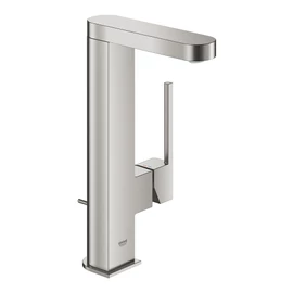 Grohe Plus egykaros magasított mosdócsaptelep L-méret matt szuperacél 23851DC3