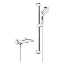 Grohe Grohtherm 800 Cosmopolitan termosztátos zuhanycsaptelep zuhanyszettel 34768000