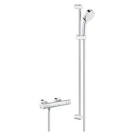 Grohe Grohtherm 800 Cosmopolitan termosztátos zuhanycsaptelep zuhanyszettel 34769000