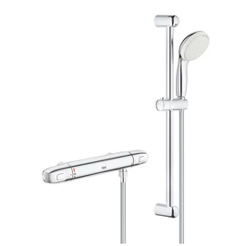 Grohe Grohtherm 1000 Termosztátos zuhanycsaptelep 1/2″ zuhanygarnitúrával 34819004