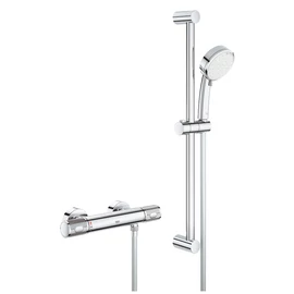 Grohe Grohtherm 1000 Performance Termosztátos zuhanycsaptelep 1/2″ zuhanygarnitúrával 34834000