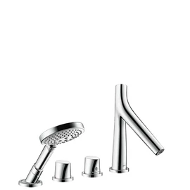 Hansgrohe AXOR Starck Organic 4-lyukú épített peremre szerelhető csaptelep termosztáttal 12426000