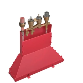 Hansgrohe AXOR Alaptest 4-lyukú peremre szerelhető termosztátos kádcsaptelephez (15482180)