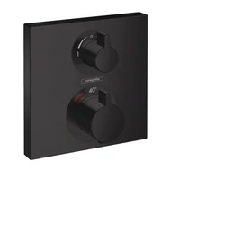 Hansgrohe Ecostat Square Termosztát falsík alatti szereléshez, 2 fogyasztóhoz, matt fekete 15714670