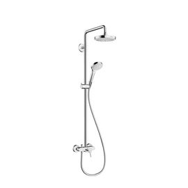 Hansgrohe Croma Select S 180 2jet showerpipe zuhanyrendszer egykaros csapteleppel fehér/króm 27255 400 (27255400)