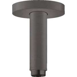 Hansgrohe mennyezeti csatlakozó S 100 mm, szálcsiszolt fekete 27393340