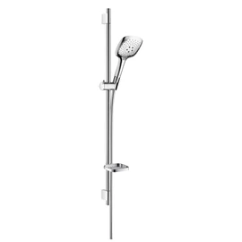 Hansgrohe Raindance Select E 150 3jet / Unica’S Puro fehér/króm zuhanyszett 0.90 m 27857 400 (27857400)