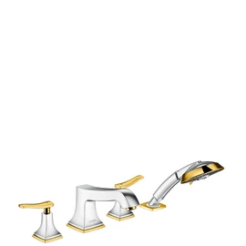 Hansgrohe Metropol Classic 4-lyukú perembe szerelhető kádcsaptelep króm/arany hatású 31441 090 (31441090)