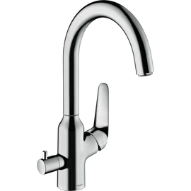 Hansgrohe Focus M424-H220 egykaros konyhai csaptelep elzárószeleppel 71803000