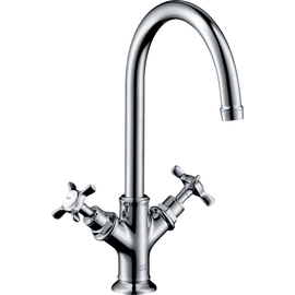 Hansgrohe AXOR Montreux kétkaros mosdócsaptelep 210 lefolyó-garnitúra nélkül, króm 16506000