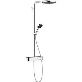 Hansgrohe Pulsify S Showerpipe 260, 1 jet EcoSmart és ShowerTablet Select 400 króm 24221000