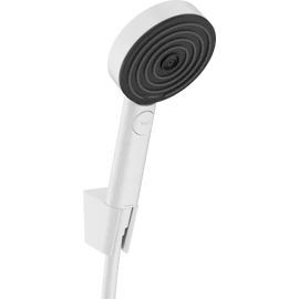 Hansgrohe Pulsify Select S Zuhanytartó szett 105, 3 jet, Relaxation, 160 cm-es zuhanytömlővel matt fehér 24303700