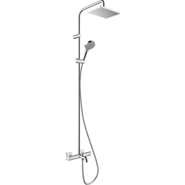Hansgrohe Vernis Shape Showerpipe 230, 1 jet, kád termosztáttal króm 26284000