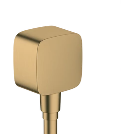 Hansgrohe FixFit csőcsatlakozás visszafolyásgátlóval szálcsiszolt bronz 26457140