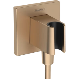 Hansgrohe Fixfit Porter E beépített zuhanytartóval, szálcsiszolt bronz 26889140