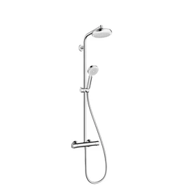 Hansgrohe Crometta 160 1jet showerpipe zuhanyrendszer fehér/króm 27264400