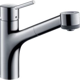 Hansgrohe Talis M52 Egykaros konyhai csaptelep kihúzható zuhanyfejjel króm 32841000