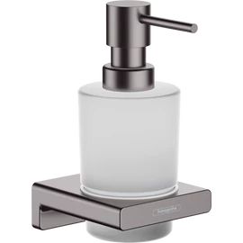 Hansgrohe AddStoris Folyékonyszappan- adagoló szálcsiszolt fekete/króm 41745340