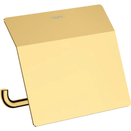 Hansgrohe AddStoris WC papír tartó fedlappal polírozott arany hatású 41753990