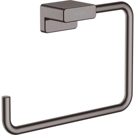 Hansgrohe AddStoris Törölközőtartó, kampós szálcsiszolt fekete/króm 41754340