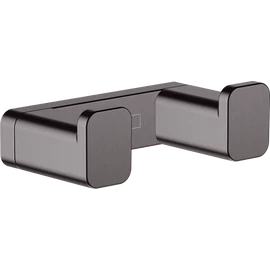 Hansgrohe AddStoris Törölköző horog két kampóval szálcsiszolt fekete/króm 41755340