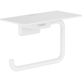 Hansgrohe AddStoris WC papír tartó, polccal matt fehér 41772700