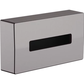 Hansgrohe AddStoris Papírzsebkendő tartó szálcsiszolt fekete/króm 41774340