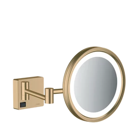 Hansgrohe AddStoris Borotválkozótükör LED világítással szálcsiszolt bronz 41790140