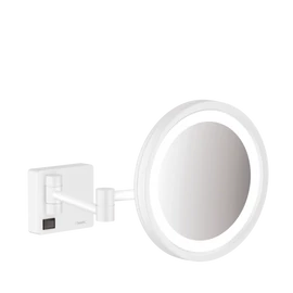 Hansgrohe AddStoris Borotválkozótükör LED világítással matt fehér 41790700