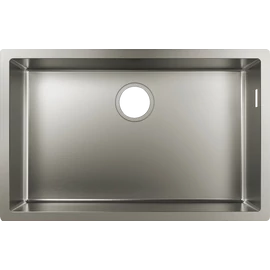 Hansgrohe S71 S719-U660 munkalap alá rögzített mosogató 660 rozsdamentes acél hatású 43428800