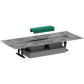 Hansgrohe uBox universal Teljes szett lapos telepítéshez- 600, zuhanylefolyó készlethez 56016180