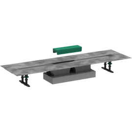 Hansgrohe uBox universal Teljes szett lapos telepítéshez- 900, zuhanylefolyó készlethez 56019180