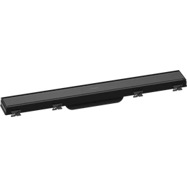 Hansgrohe RainDrain Match Zuhanylefolyó színkészlet 600, állítható magasságú kerettel fekete 56036610