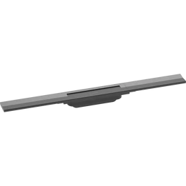 Hansgrohe RainDrain Flex Zuhanylefolyó színkészlet 700, méretre vágható szálcsiszolt fekete/króm 56043340