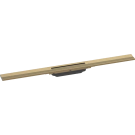 Hansgrohe RainDrain Flex Zuhanylefolyó színkészlet 800, méretre vágható szálcsiszolt bronz 56044140