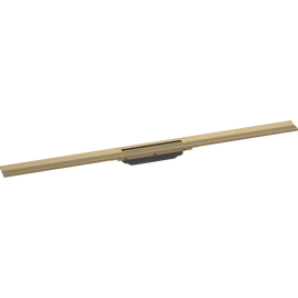 Hansgrohe RainDrain Flex Zuhanylefolyó színkészlet 1000, méretre vágható szálcsiszolt bronz 56046140